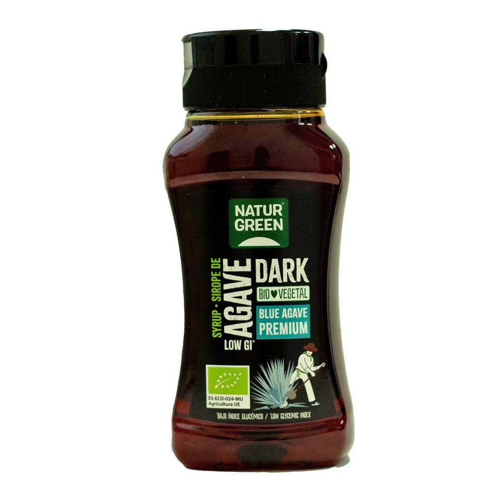 Organic dark agave syrup premium 258 ml