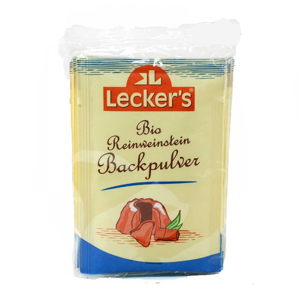 Baking powder BIO 4x21g, Leckers