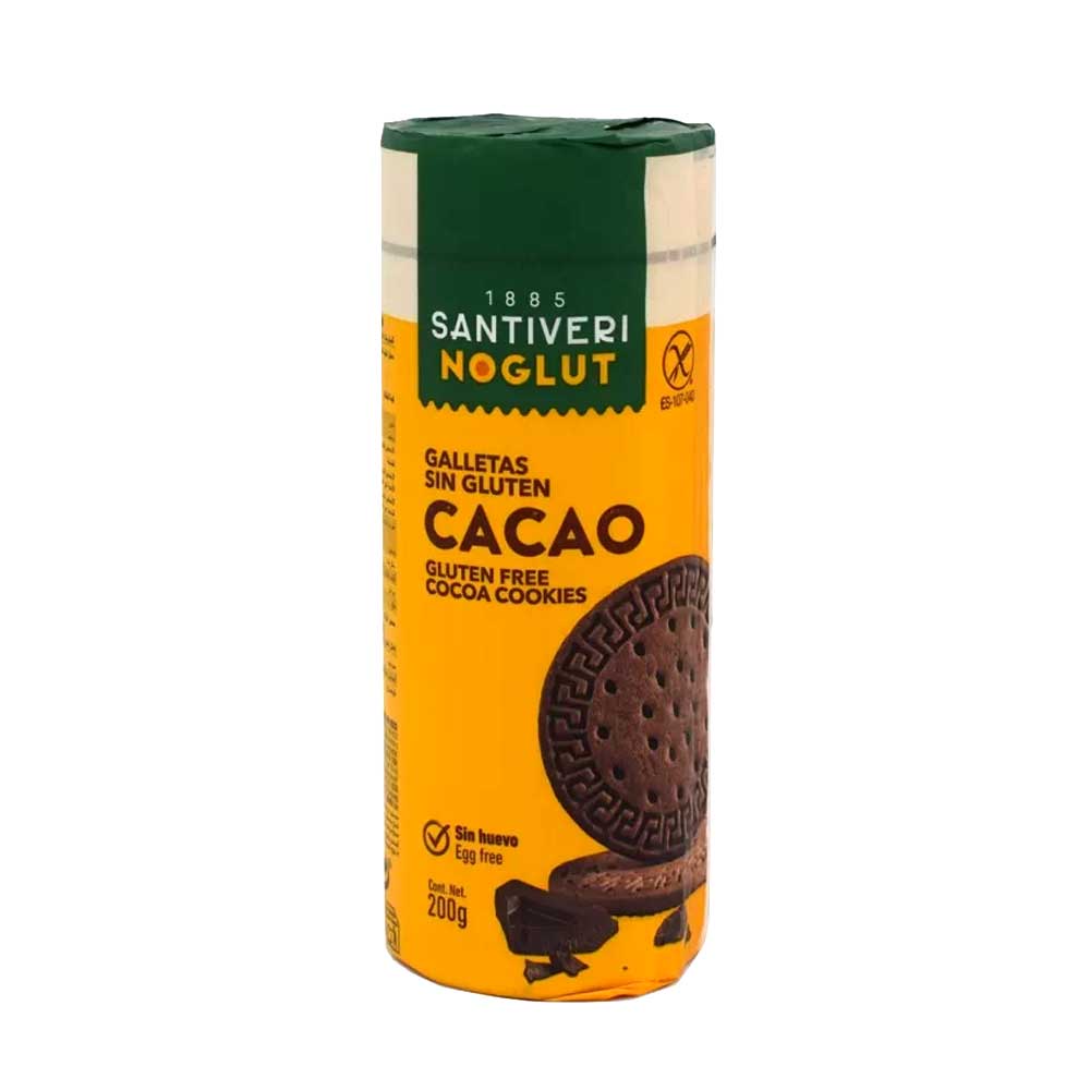 Cocoa biscuits gluten free 200g, Noglut