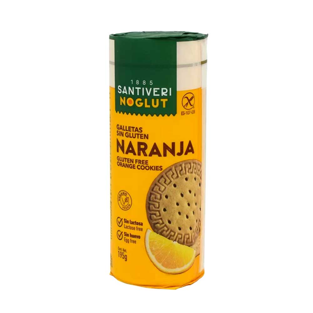 Noglut gluten-free orange biscuits 195 g