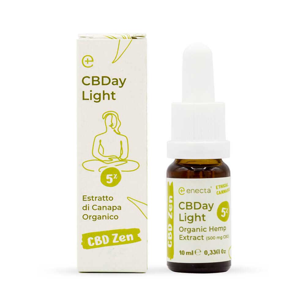 Enecta CBDay Light, έλαιο κάνναβης full spectrum 5% (500mg) 10ml