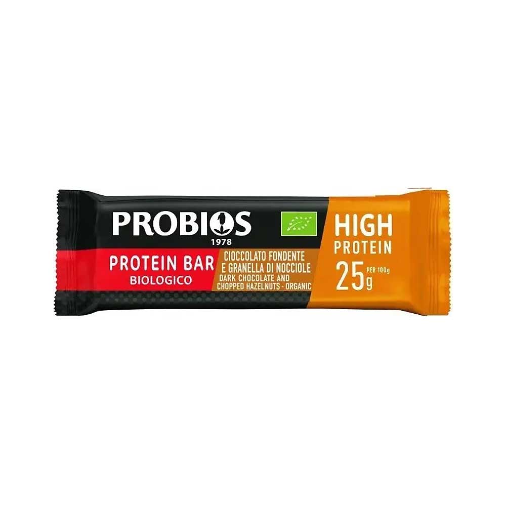 Protein bar 25% with cocoa & dark chocolate BIO 40g Probios