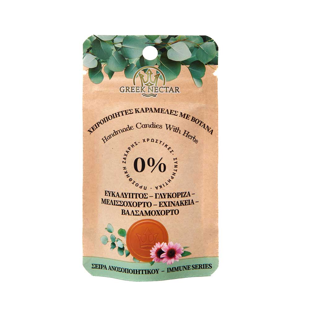 Sugar-free herbal candies with eucalyptus & echinacea 30 g