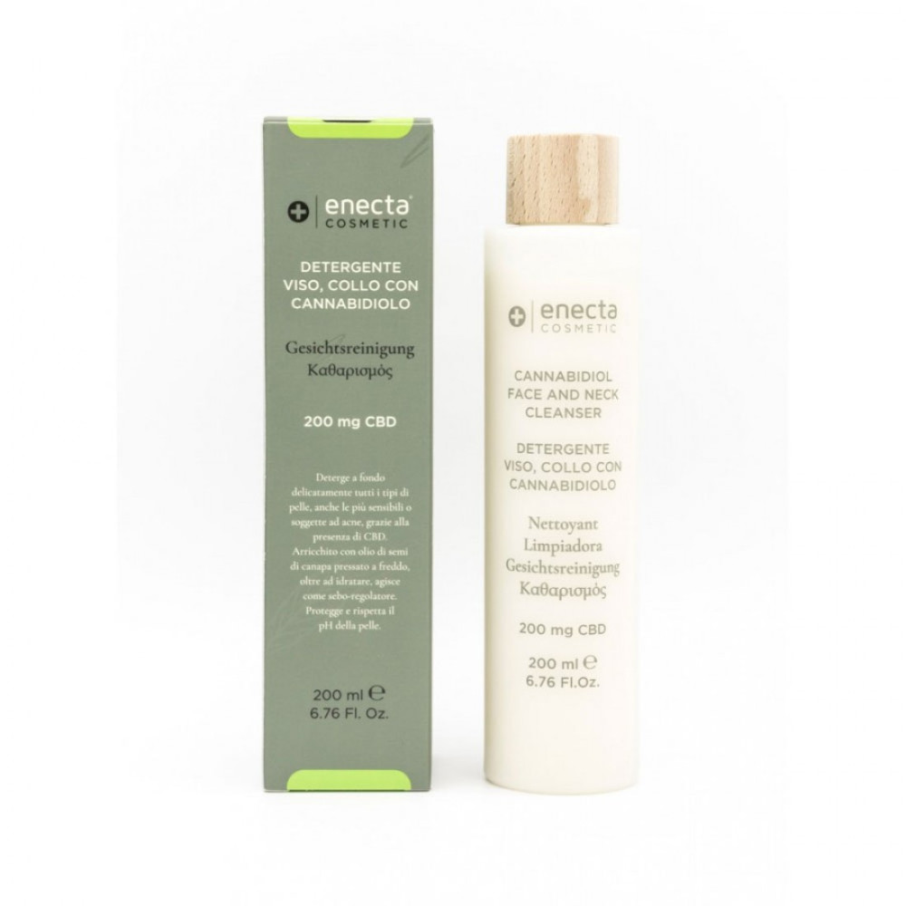 Enecta Face & Neck Cleanser 200ml — 200mg CBD
