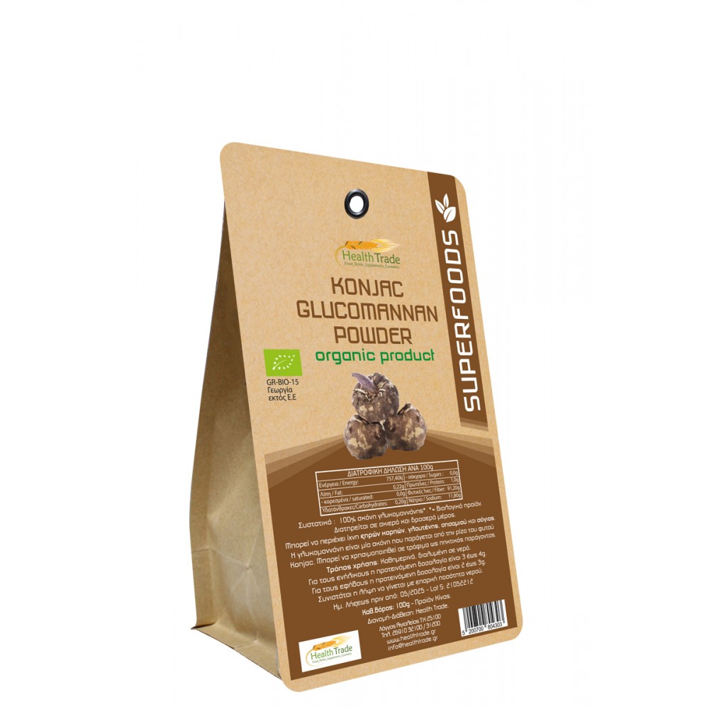 Organic konjac glucomannan powder 100 g