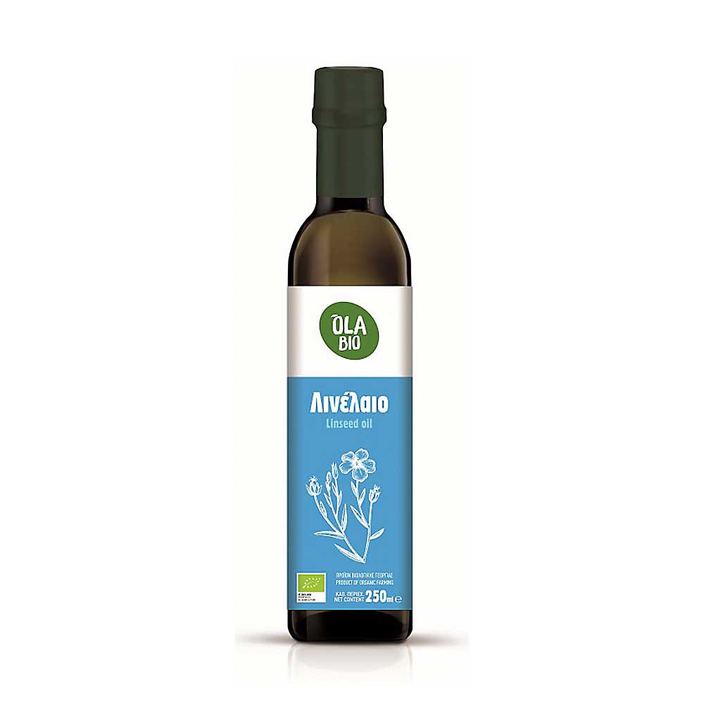 Λινέλαιο ψυχρής έκθλιψης BIO 250 ml