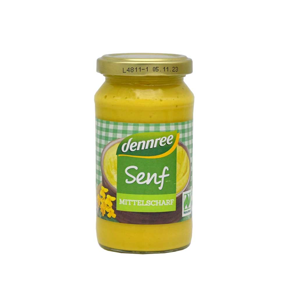 Μουστάρδα πικάντικη ΒΙΟ 200ml, Dennree