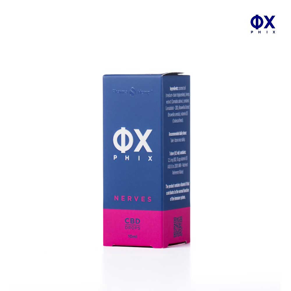 PHIX® Nerves 25% CBD — phytoactive formula for nervous balance