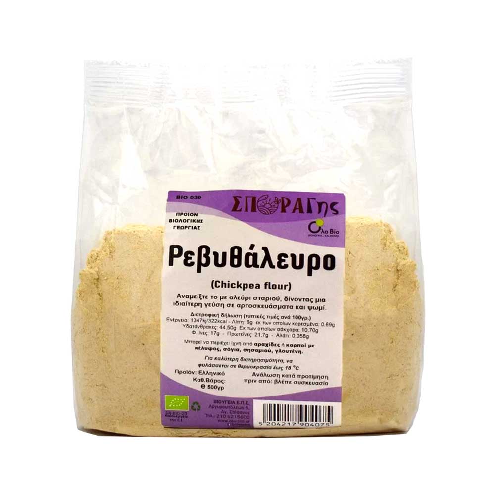 Ρεβυθάλευρο ελληνικό βιολογικό 500 g