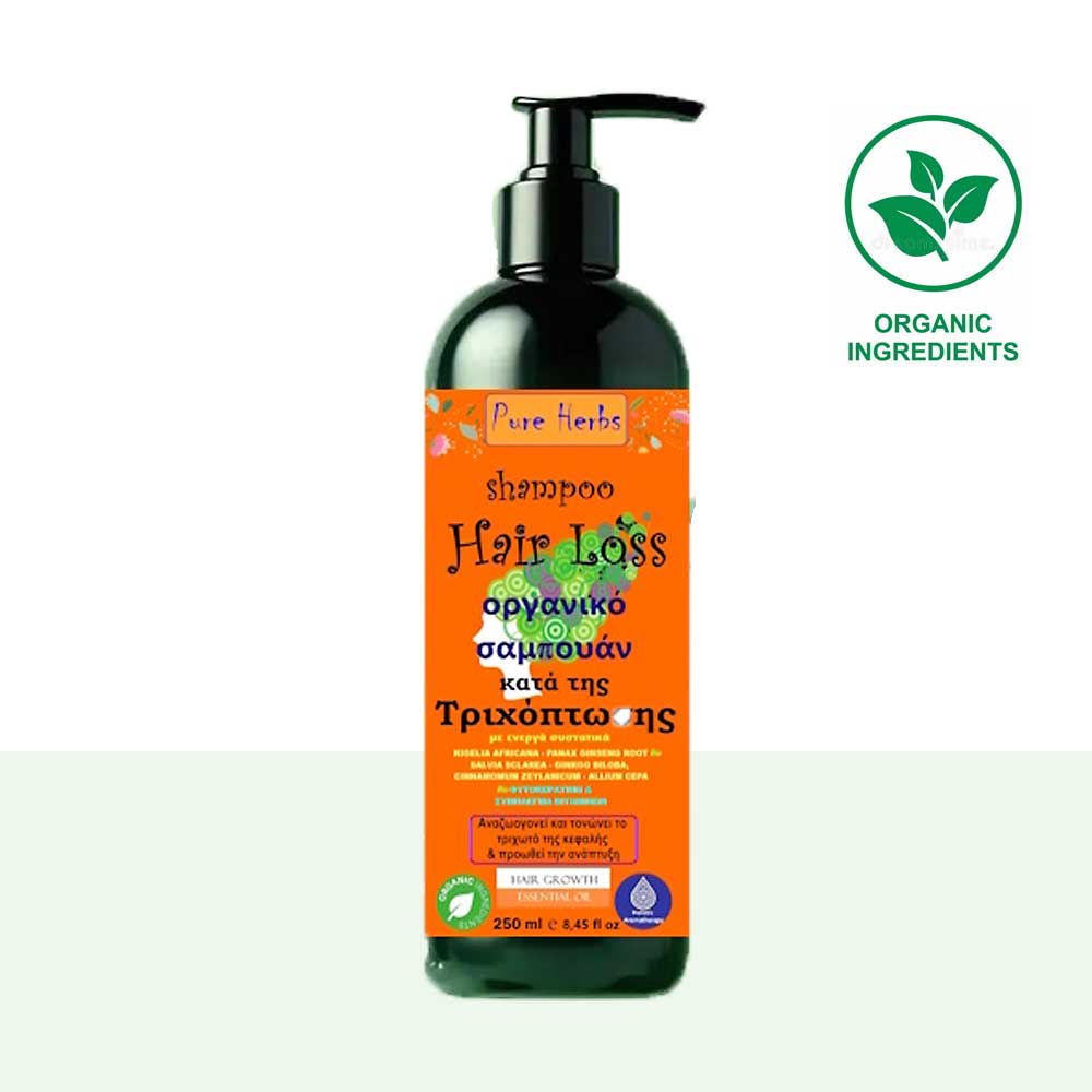 Anti-hair loss shampoo with Ginseng, Ginkgo biloba & vitamins 250ml