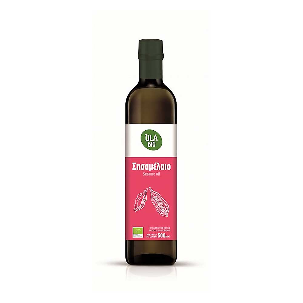 Organic cold-pressed sesame oil 500 ml