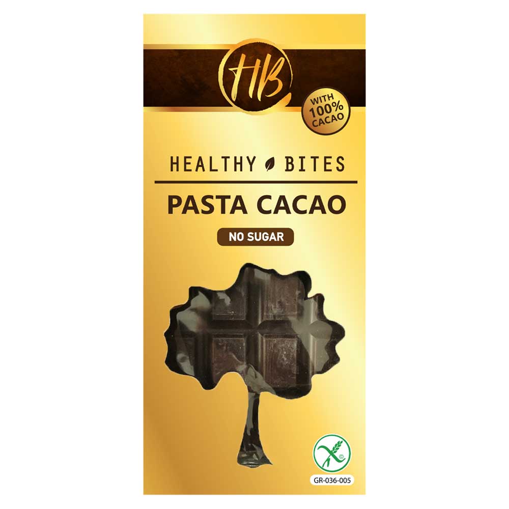 Healthy Bites cocoa paste 100% gluten free 100g