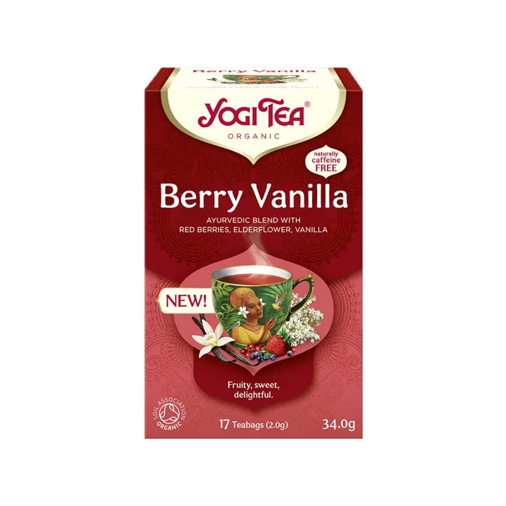 Yogi Tea Berry Vanilla organic – 17 tea bags