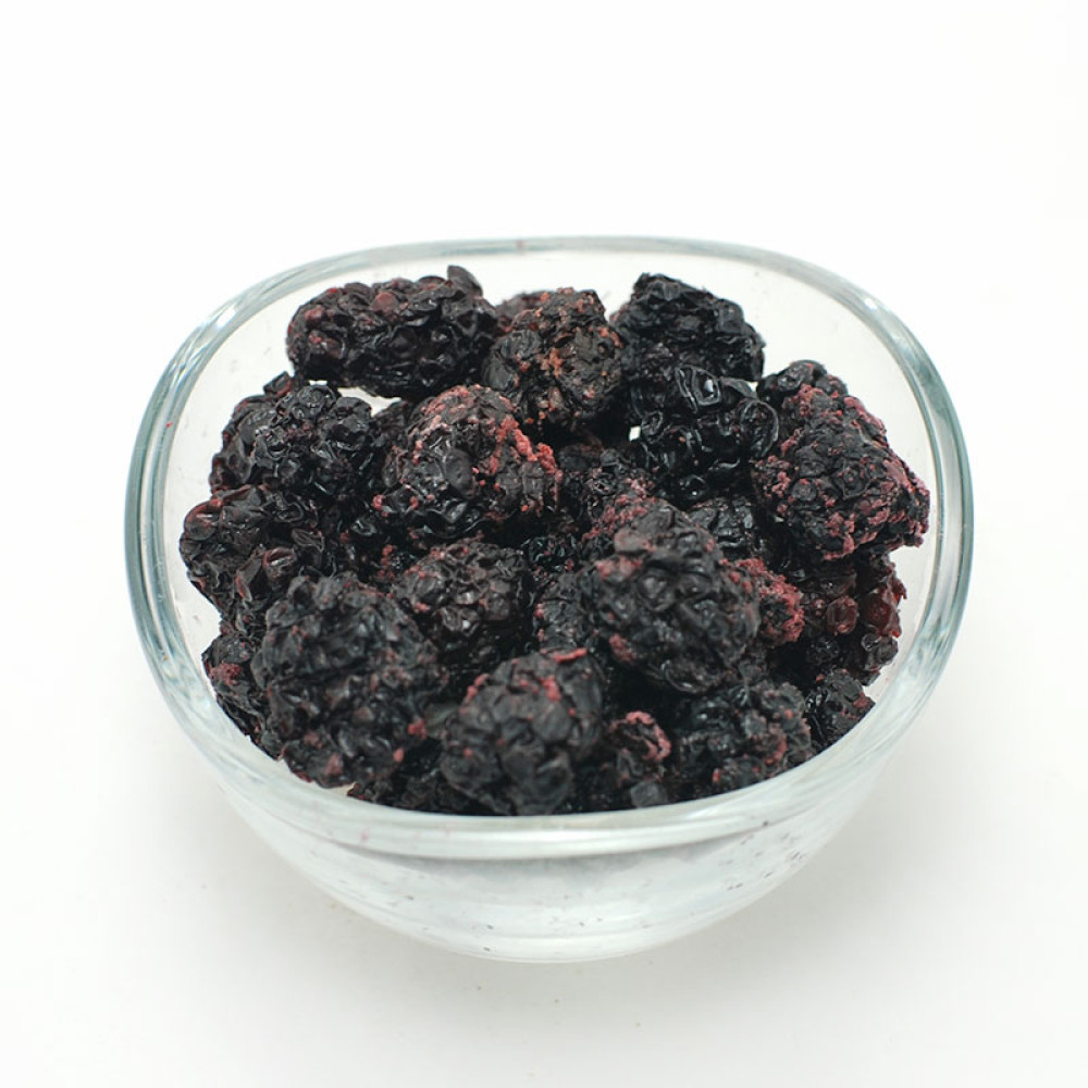 Blackberries, osmotic dried, no added sugar