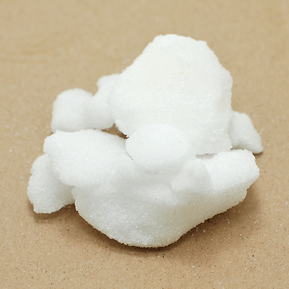 Natural white camphor crystals
