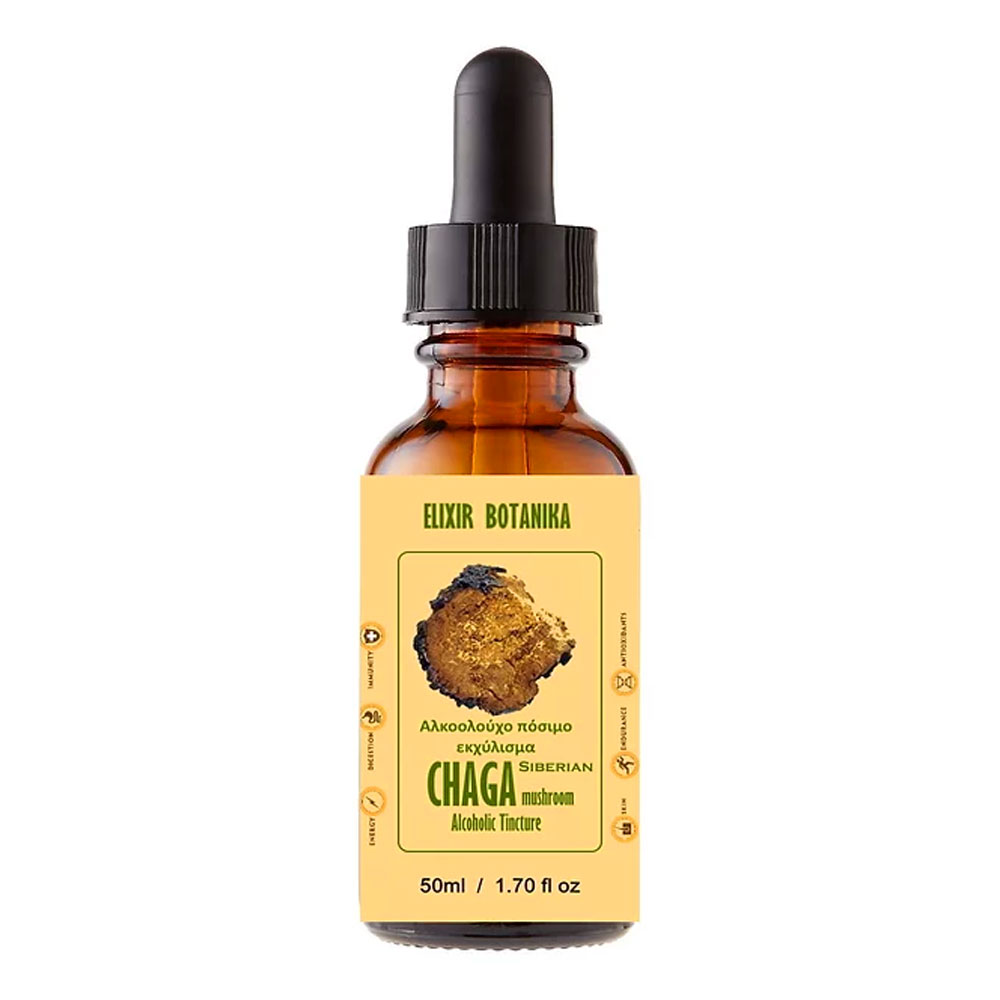 Ελιξήριο Chaga 50ml — ανοσοποιητικό, σιβηρικό μανιτάρι