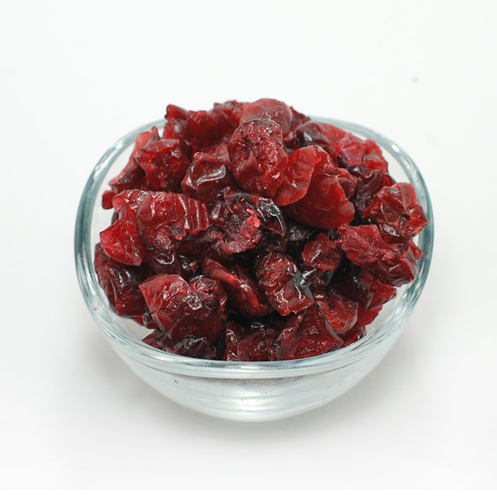 Cranberries whole with apple juice, no added sugar