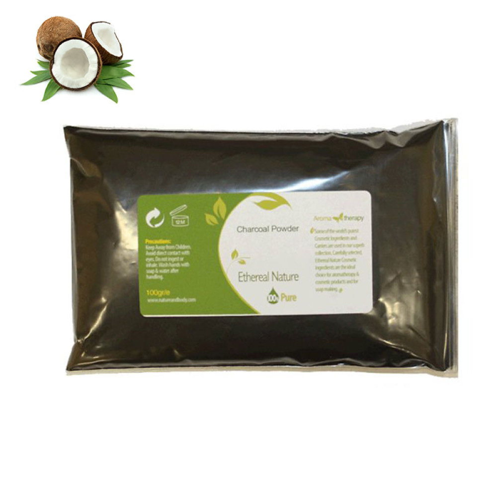 Activated charcoal from coconut, powder 50g (cosmetic use)