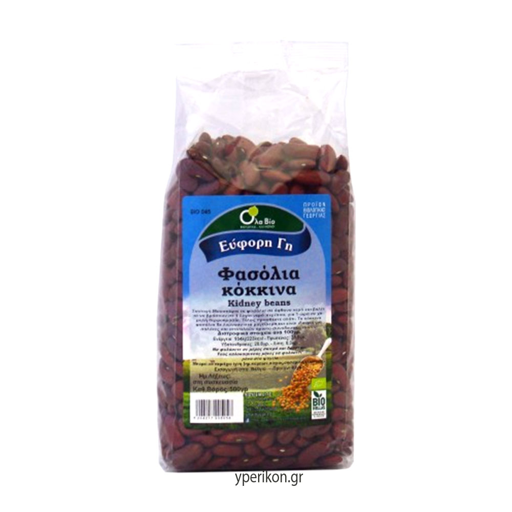 Organic red kidney beans 500 g