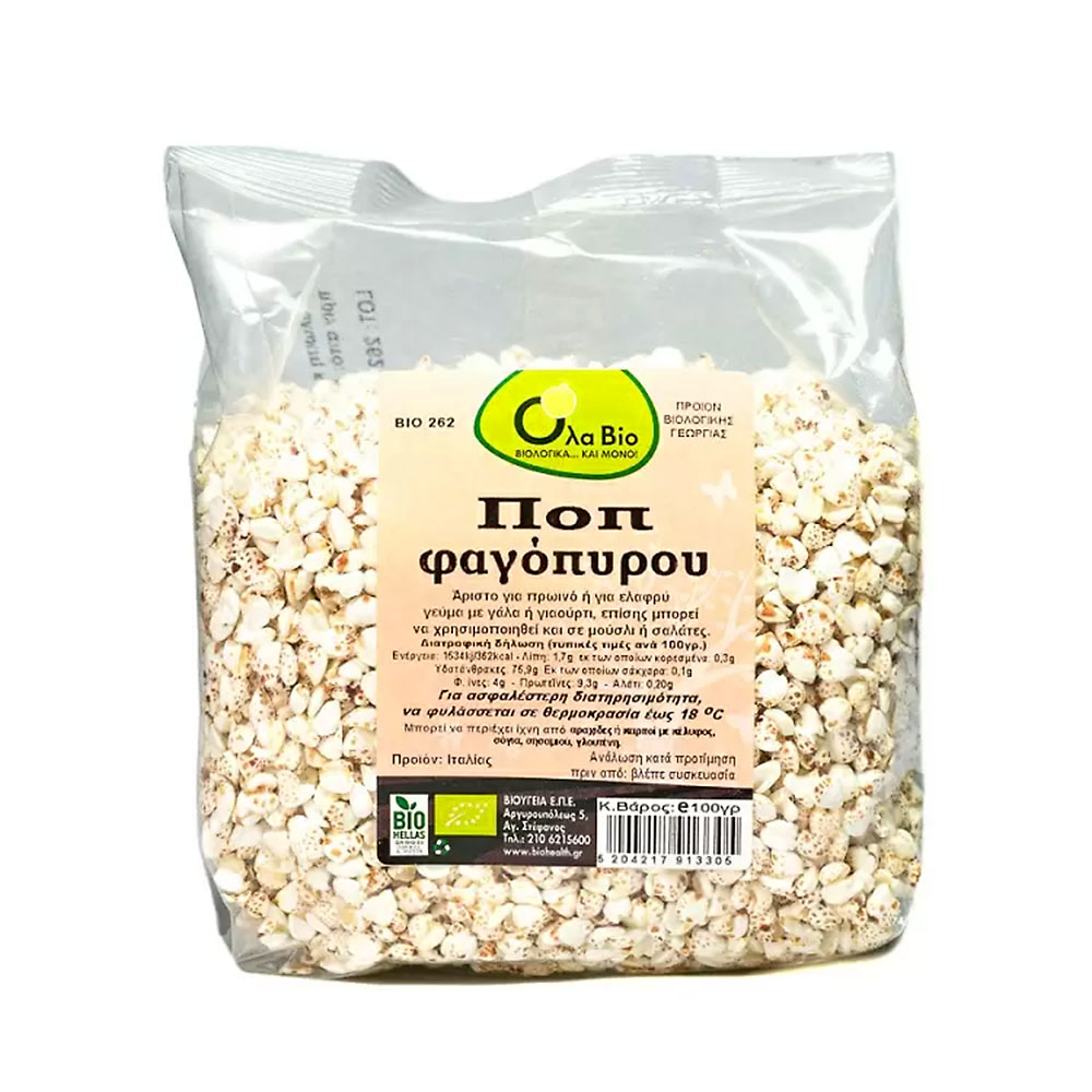 Organic popped buckwheat 100 g