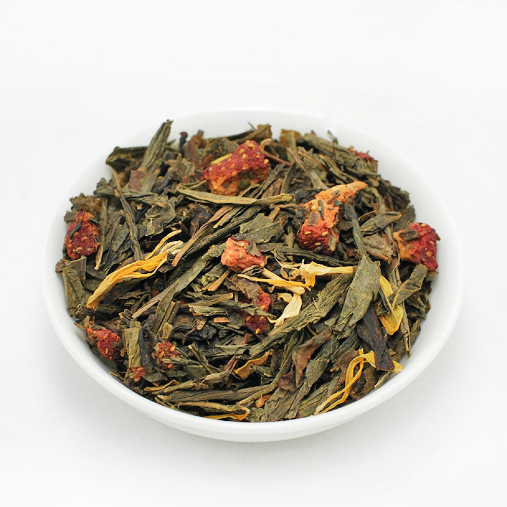 Romance, Chinese green tea with vanilla & strawberry