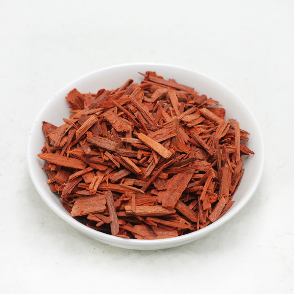 Red sandalwood cut