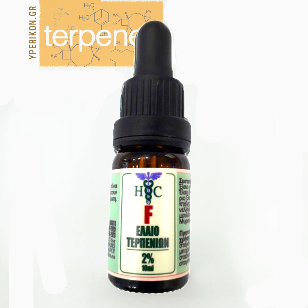 F. Terpene oil for after exertion (2%) 10ml